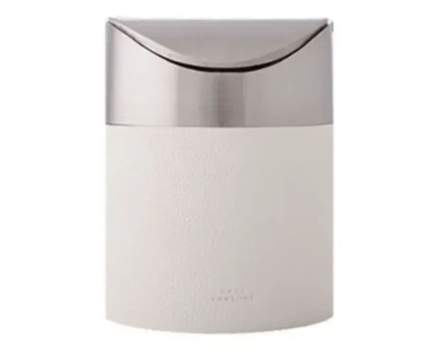 팬톤 스텐레스 가죽 휴지통