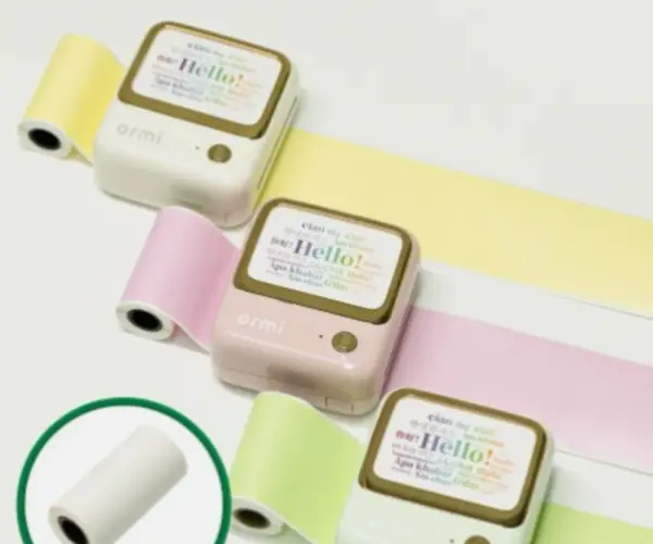 아이노비아 오르미 라벨프린터 휴대용 무선 네임스티커 라벨기 ILMX-02