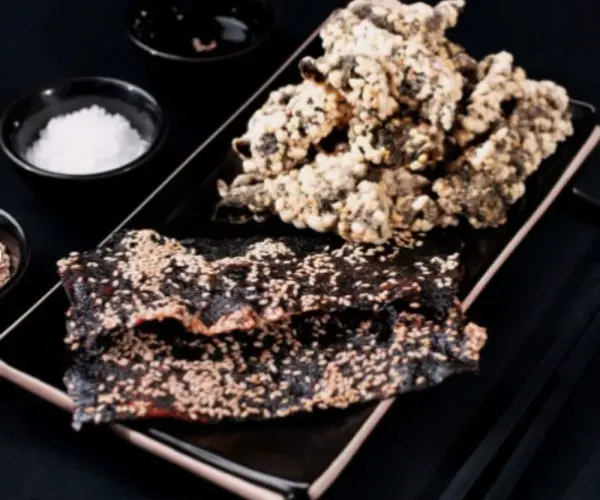 완도점빵 옛날 김부각 깨 고춧가루 찹쌀 수제