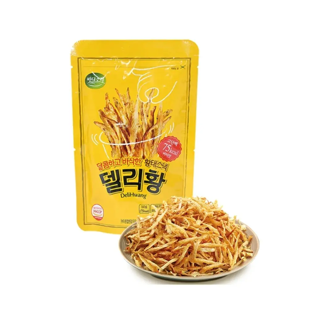310 바다소리 델리황 버터맛 황태스낵, 50g, 1개