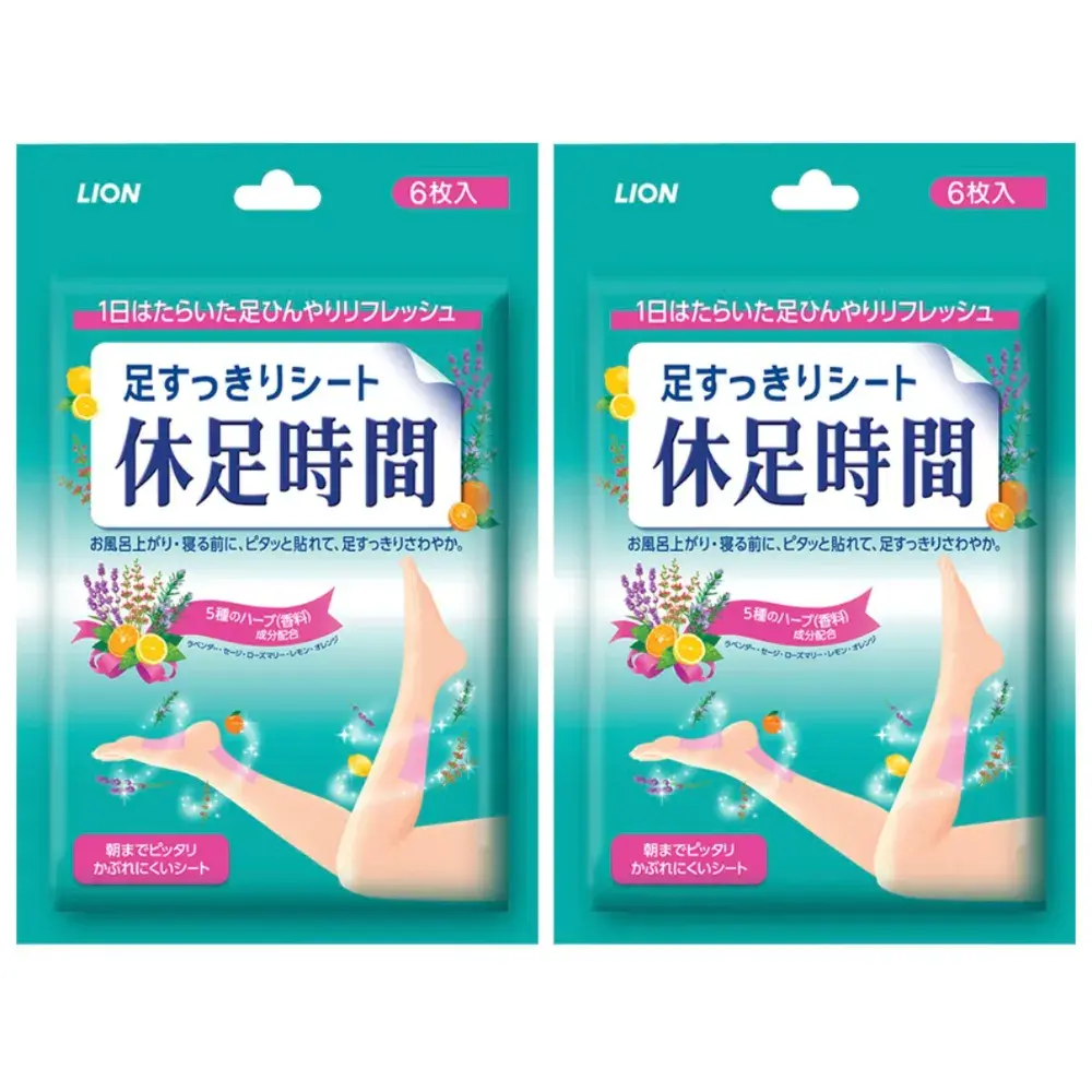 312 휴족시간 쿨링시트, 6개입, 2개