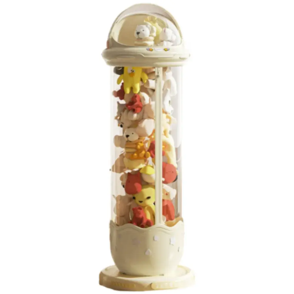 314 지퍼형 투명 원통 인형 보관함