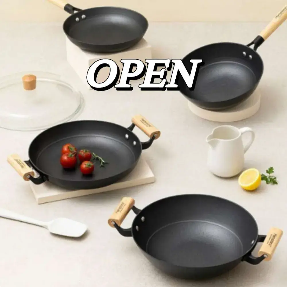 햄튼 아이전 무쇠 시리즈  팬/웍 (세트)