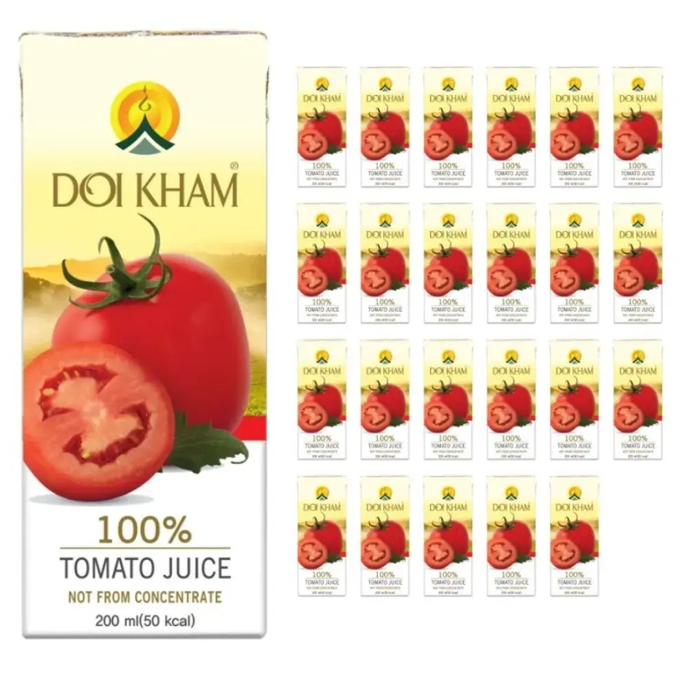 347 도이캄 착즙 토마토 주스, 200ml, 24개