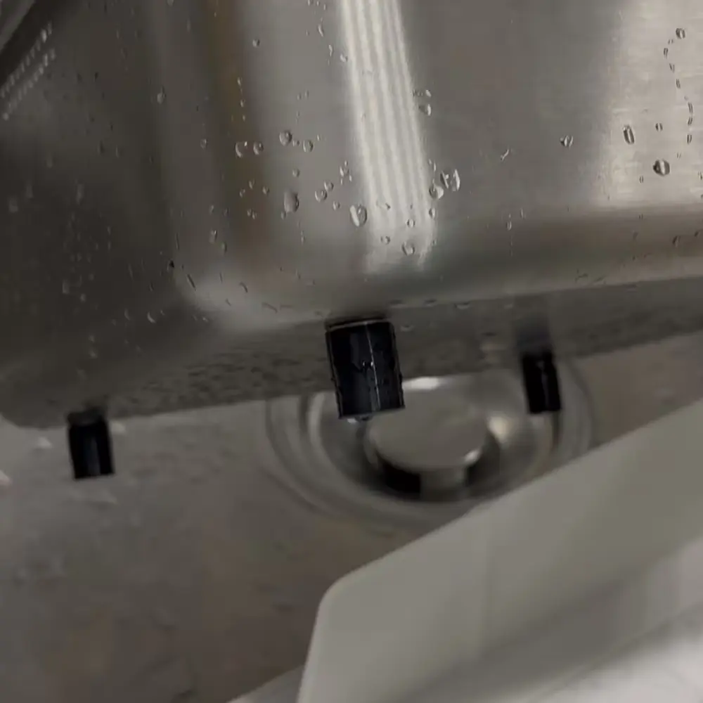 기스 제로! 고무받침 있는 설거지통