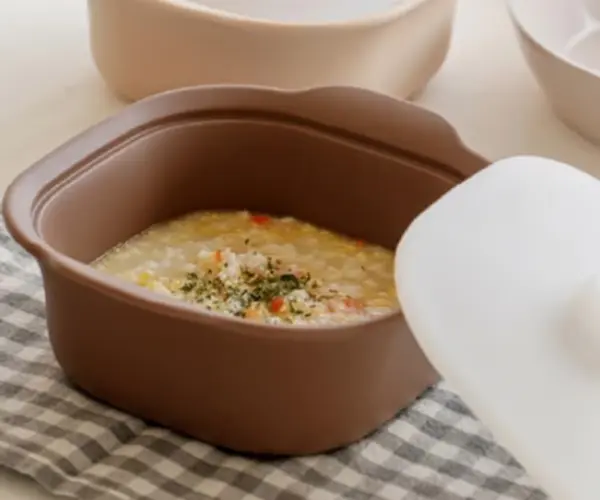 라라앤모어 사각 전자렌지 실리콘찜기 계란찜