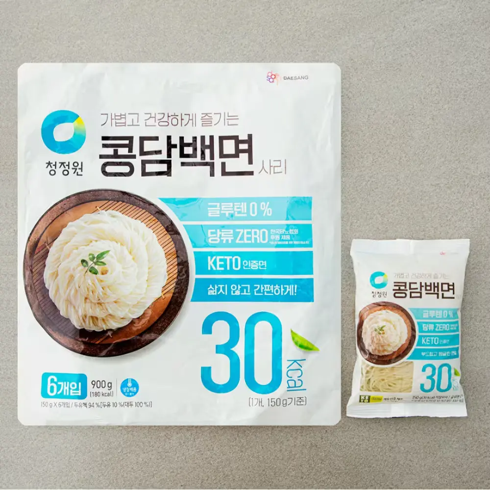 426 청정원 콩담백면 6개입, 900g, 1개