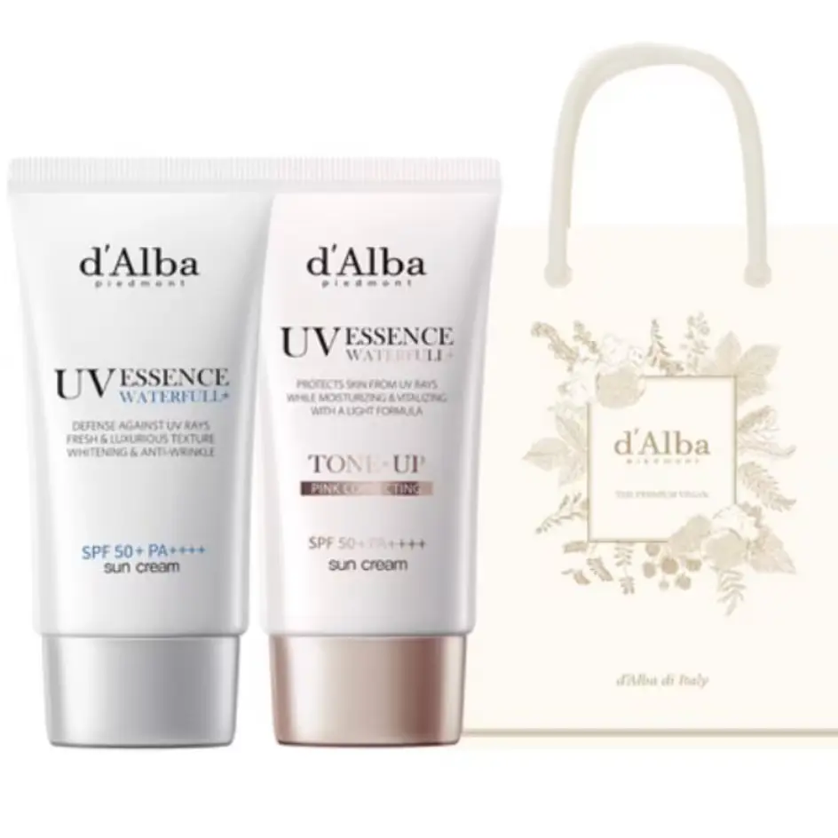 428 달바 워터풀 에센스 선크림 SPF50+ PA++++ 50ml + 워터풀 톤업 선크림 SPF50+ PA++++ 50ml + 기프트백, 1개