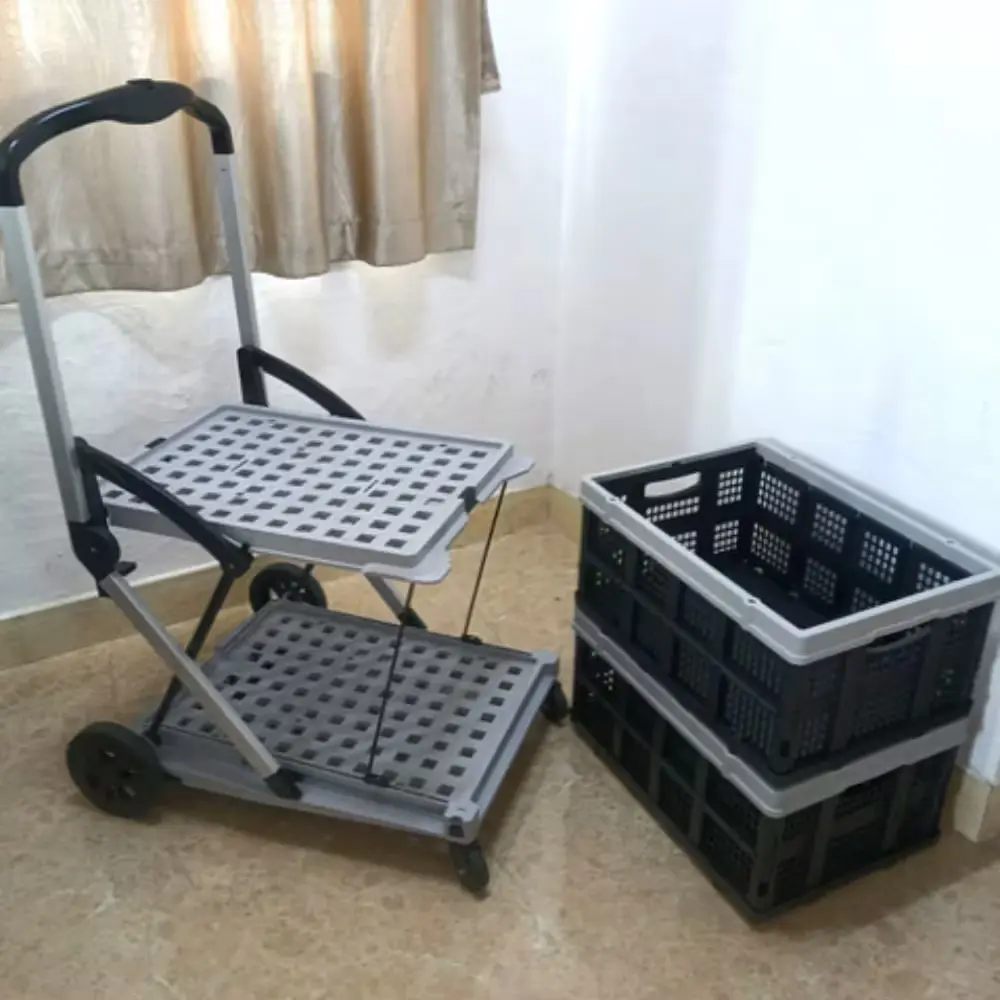 2단 접이식 카트