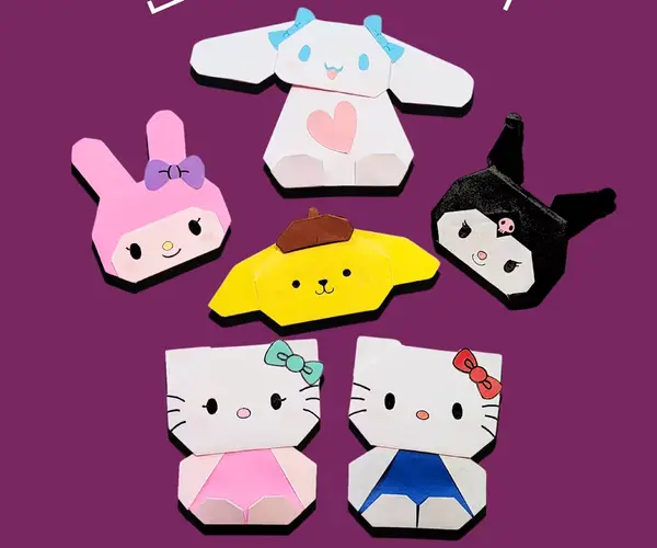 산리오 종이접기