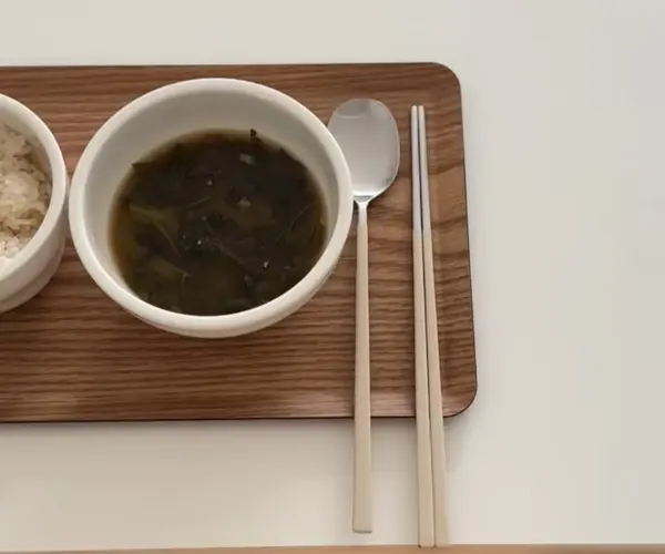 우드느낌 식탁쟁반