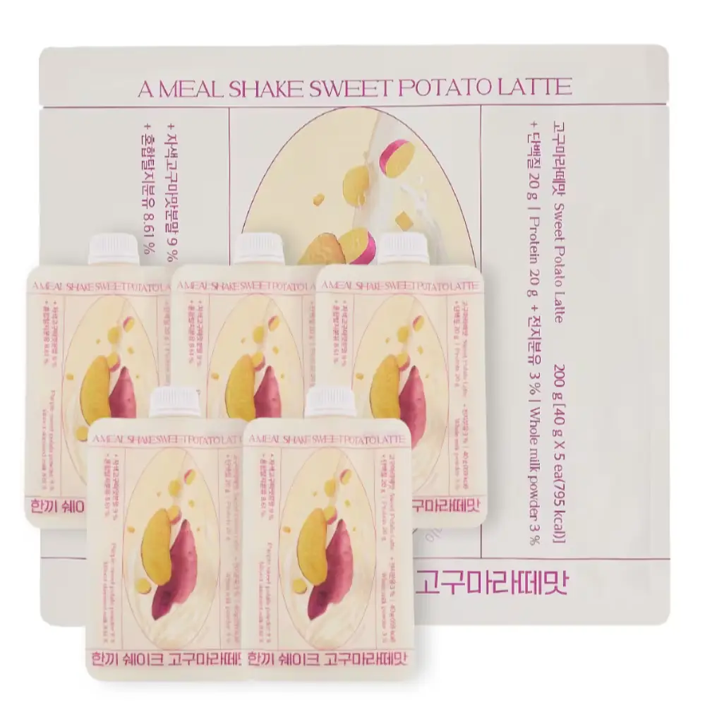482 뷰니스 한끼 쉐이크 고구마라떼맛 파우치