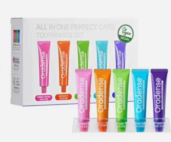 오라덴스 올인원 퍼펙트케어 치약세트 35g, 5개 입냄새치약
