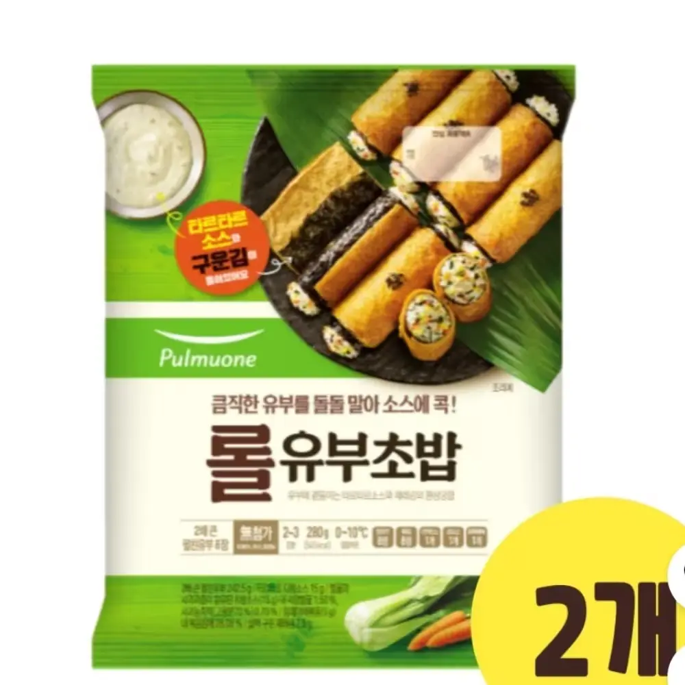 506 (냉장)[풀무원]롤유부초밥280g, 280g, 2개