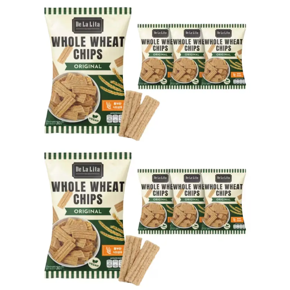 525 데라리타 통밀칩 오리지널, 30g, 8개