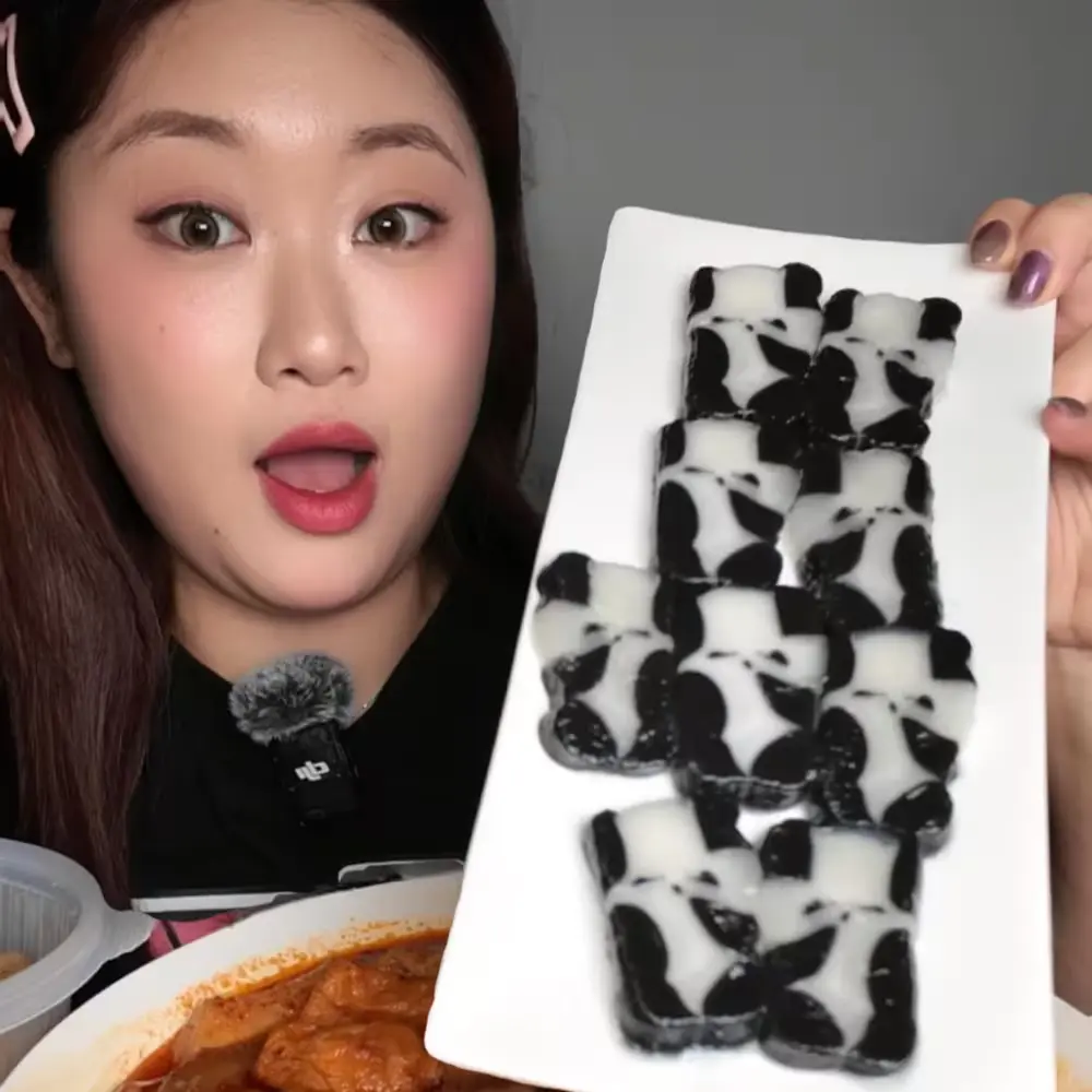 먹방 속 그 판다분모자 🐼