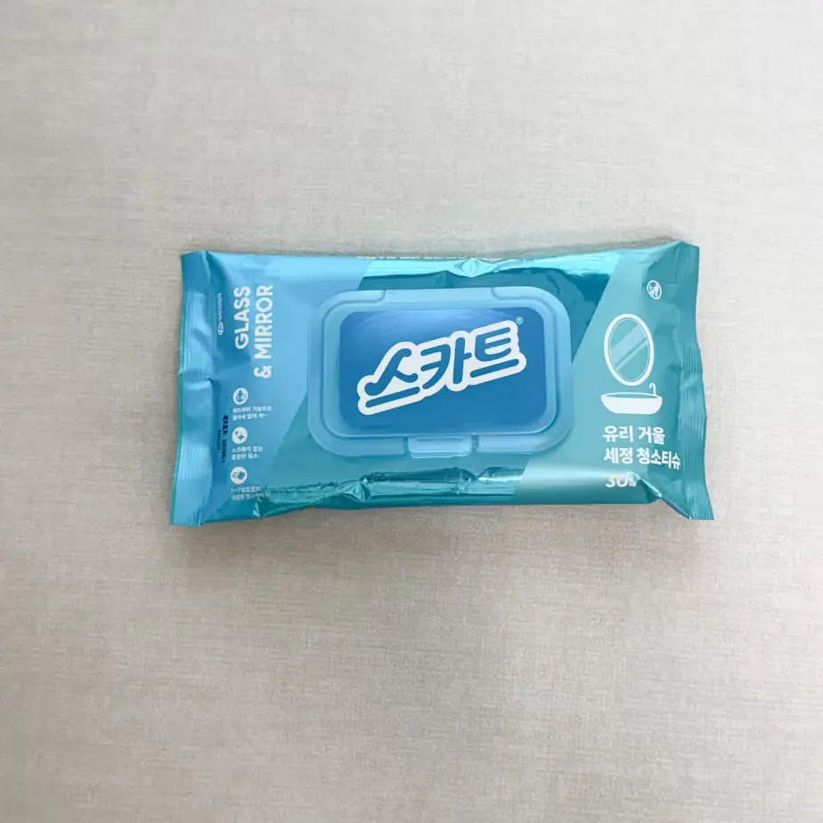 스카트 청소 티슈