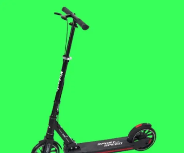 킥세이프 Kicksafe 킥보드 수동 어린이 성인 접이식, 오닉스 블랙 퀵보드