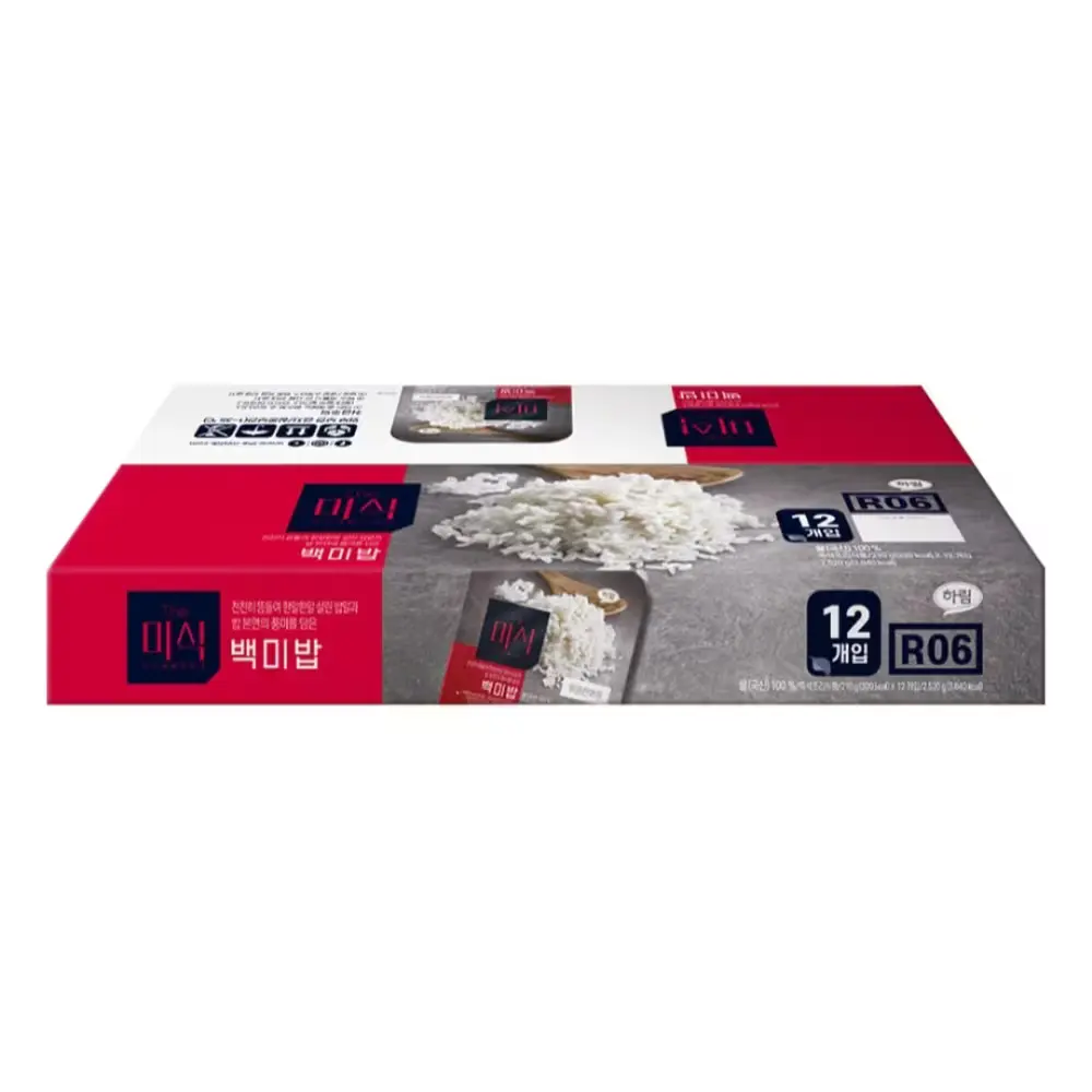 575 더미식 백미밥, 210g, 12개