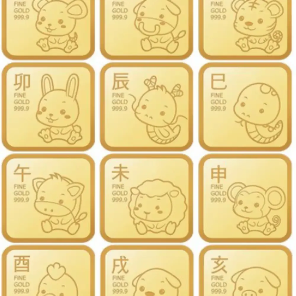 6번 : 십이지신 골드바