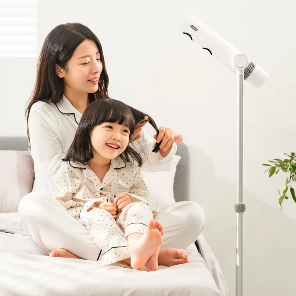 에디슨 핸즈프리 스탠딩 드라이기 저소음 음이온 스탠드 드라이어