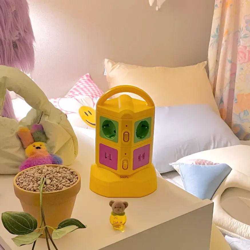 고용량 컬러 멀티탭 6구 10구