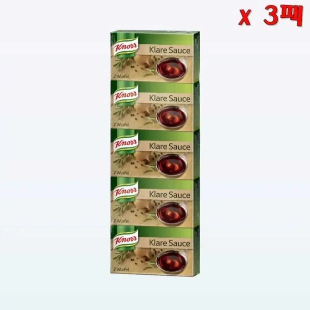 196 크노르 브라운 소스 스톡 큐브