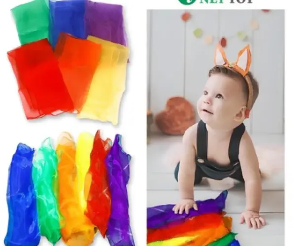 오감발달 무지개 스카프