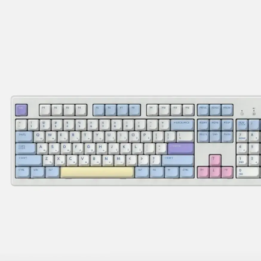 한성컴퓨터 듀얼 가스켓 저소음 기계식키보드