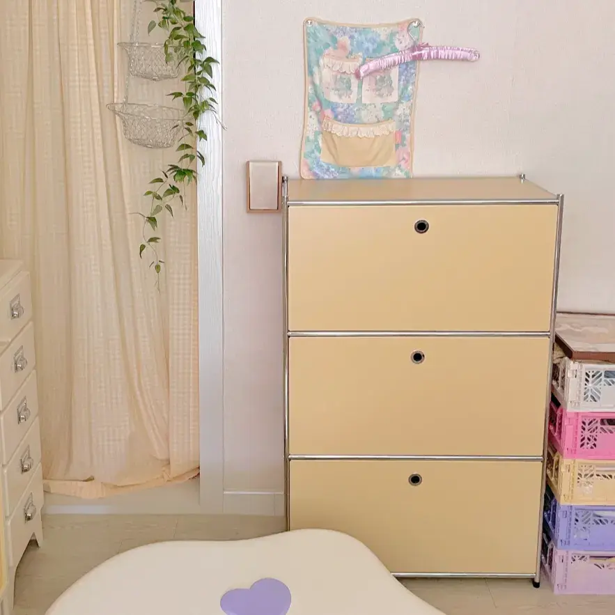 3단 모듈 수납장