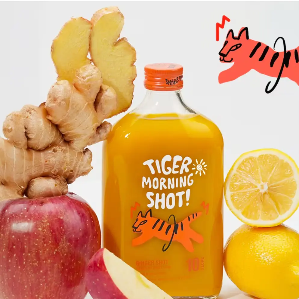 605 타이거모닝 진저샷 스타터키트 샷잔 모닝루틴카드