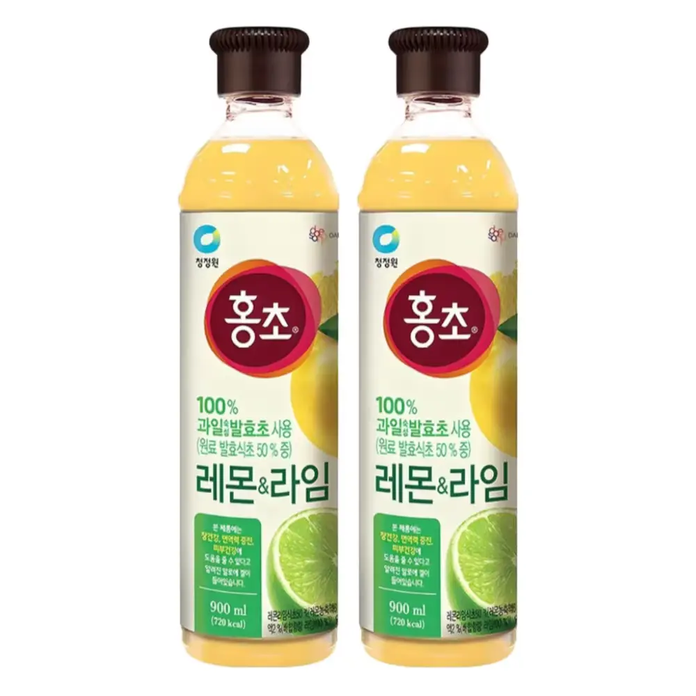 879 홍초 레몬&라임 음용식초, 900ml, 2개