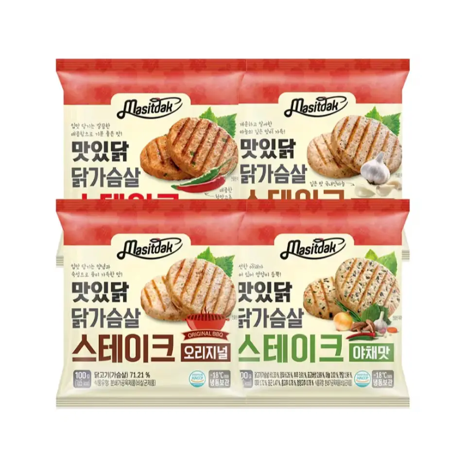 882 맛있닭 닭가슴살 스테이크 4종 맛보기