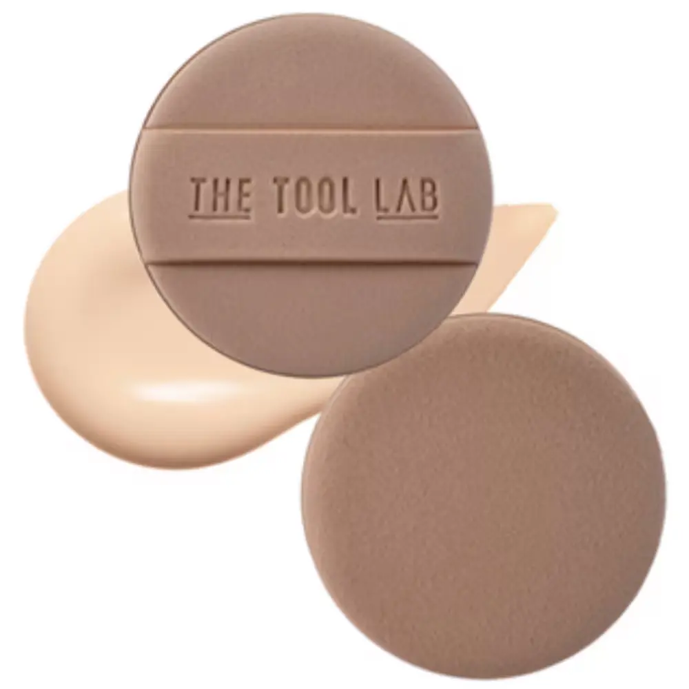 893 더툴랩 롱래스팅 텐션 퍼프 촉촉 Round, 모카, 2개