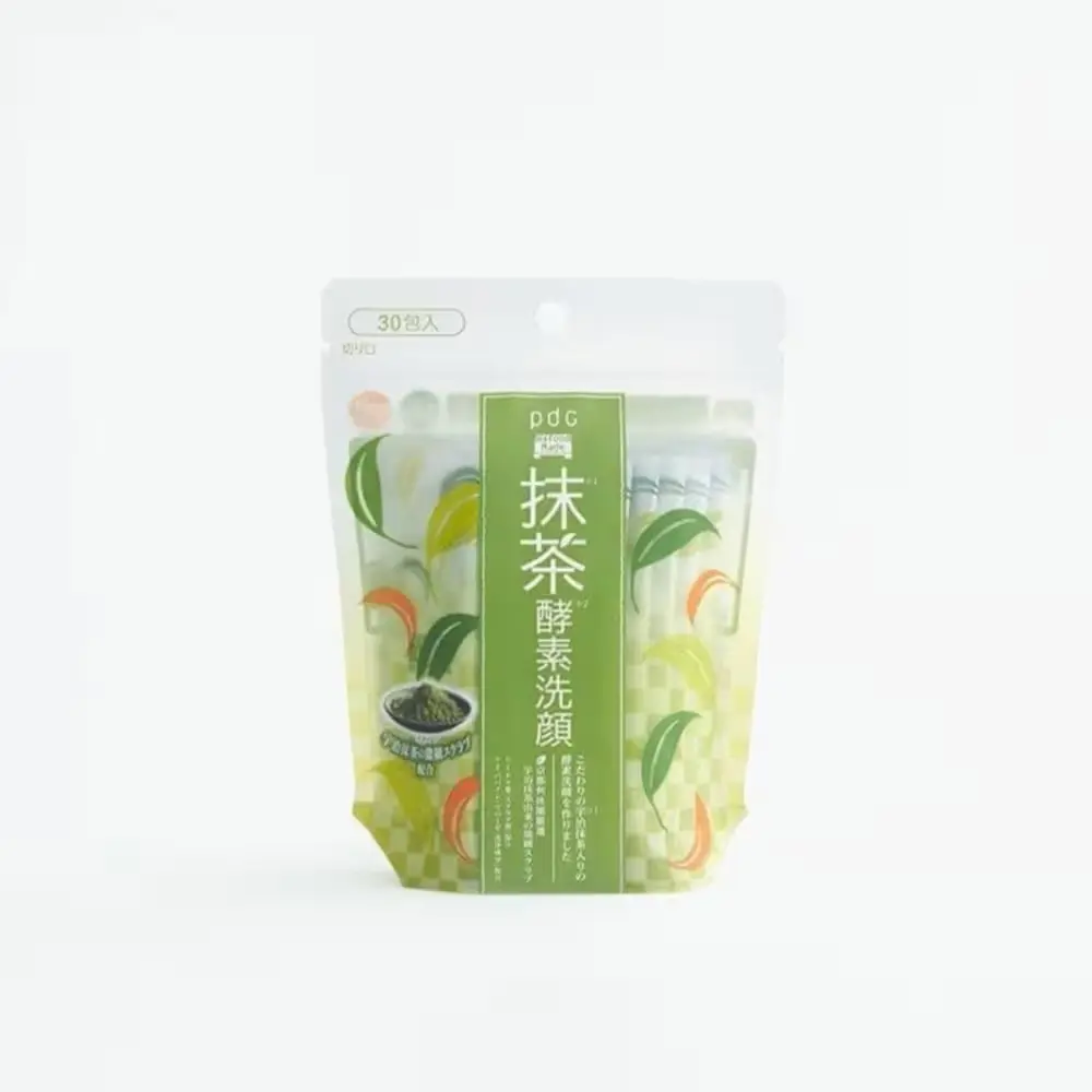 904 일본 pdc 와푸드메이드 우지 말차 효소 세안제 파우더 30포