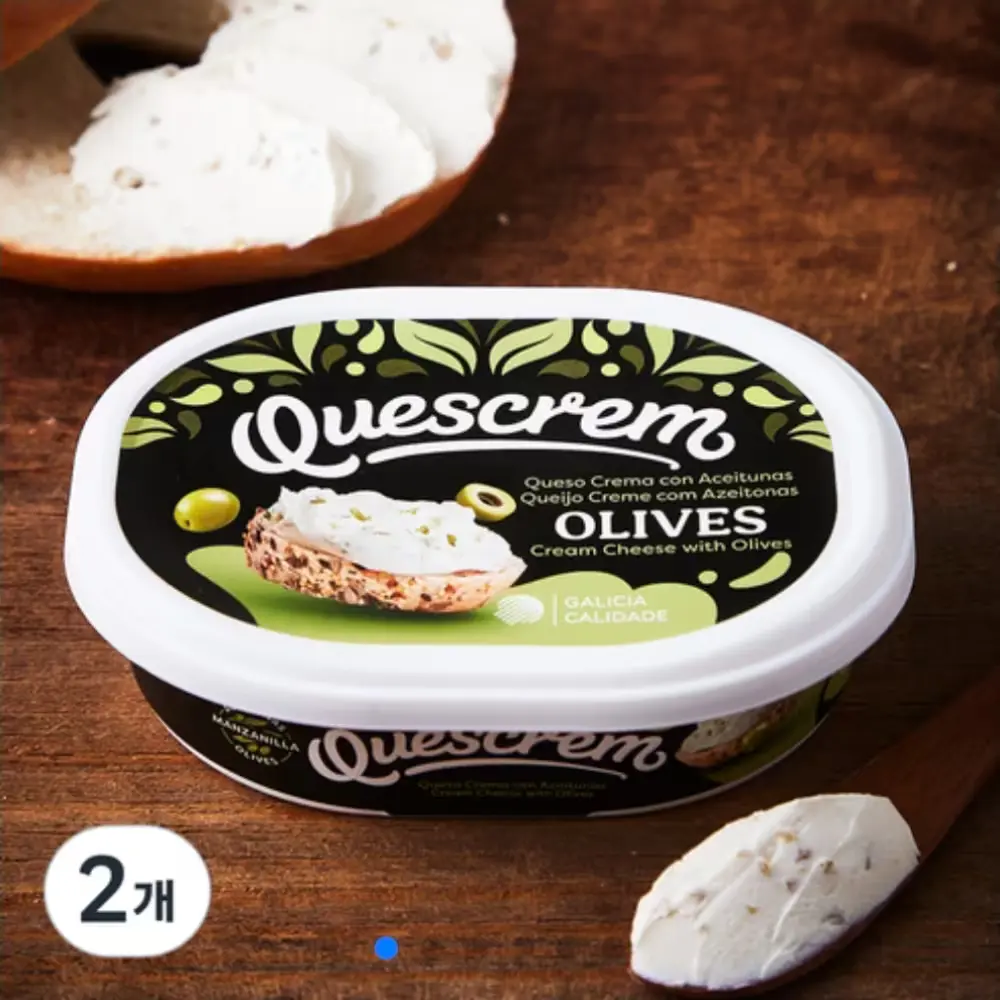914 퀘스크램 올리브 크림치즈
