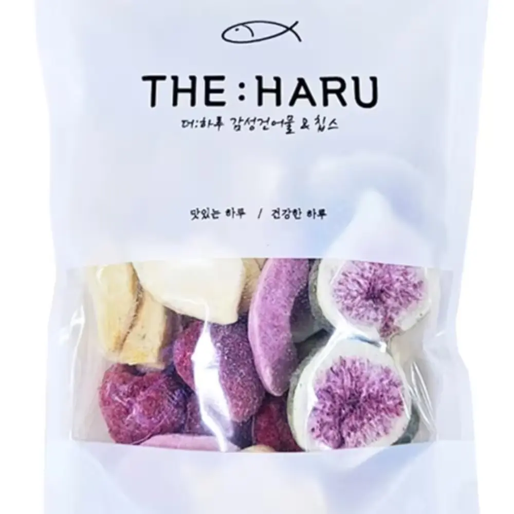 동결건조 과일 무화과 딸기 망고 복숭아