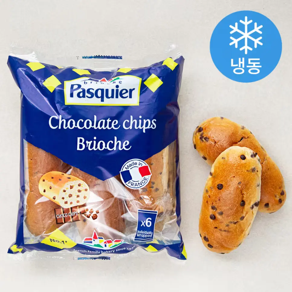 979 파스키에 초콜릿칩 브리오슈 6입