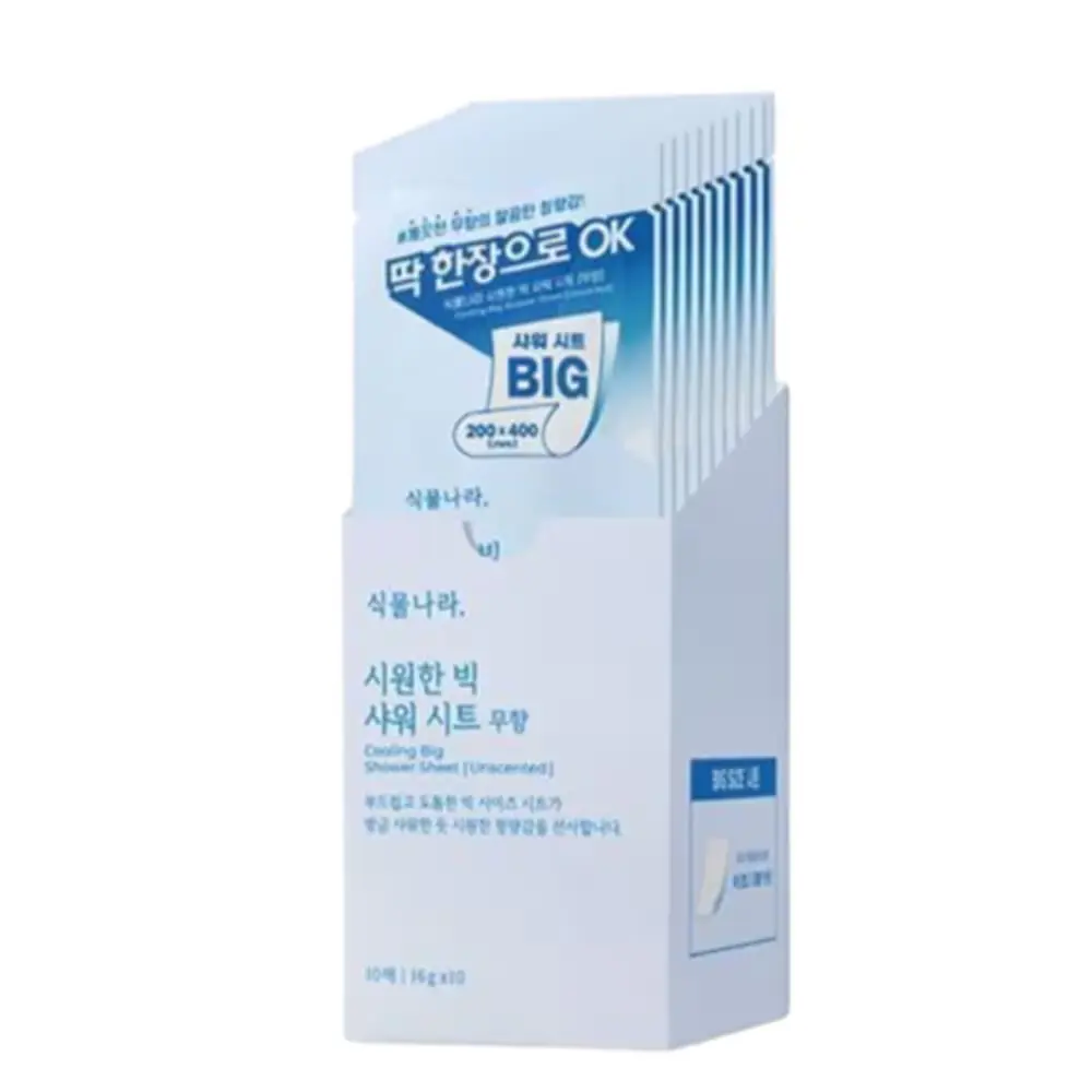 638 식물나라 순수 빅 샤워 시트 1매입x3개 무향