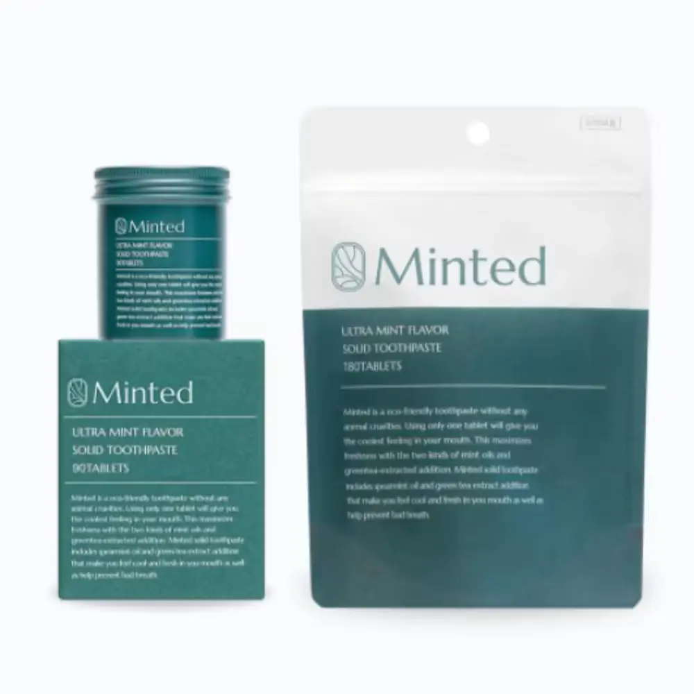 1) 민티드 울트라민트 고체 치약