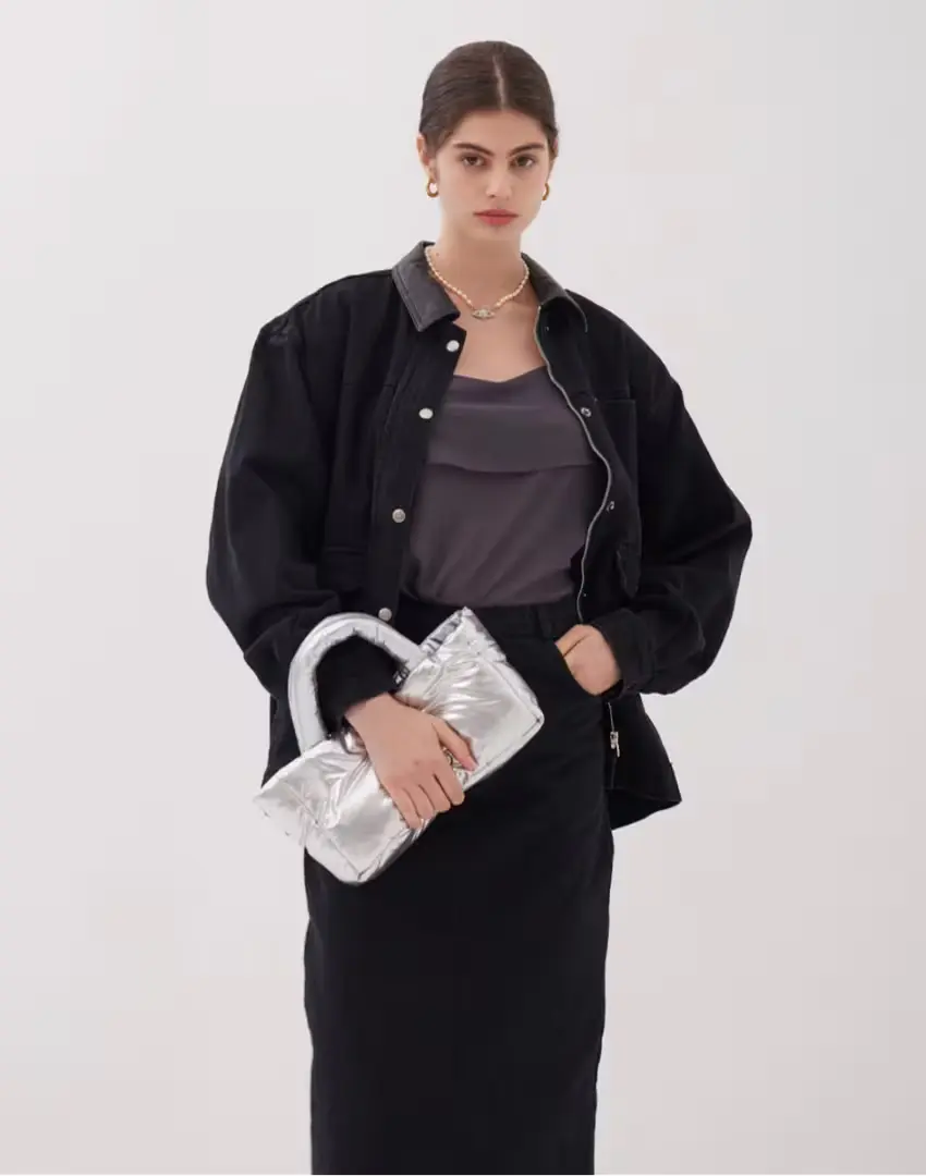 BAGUETTE PADING TOTE - 5 COLOR