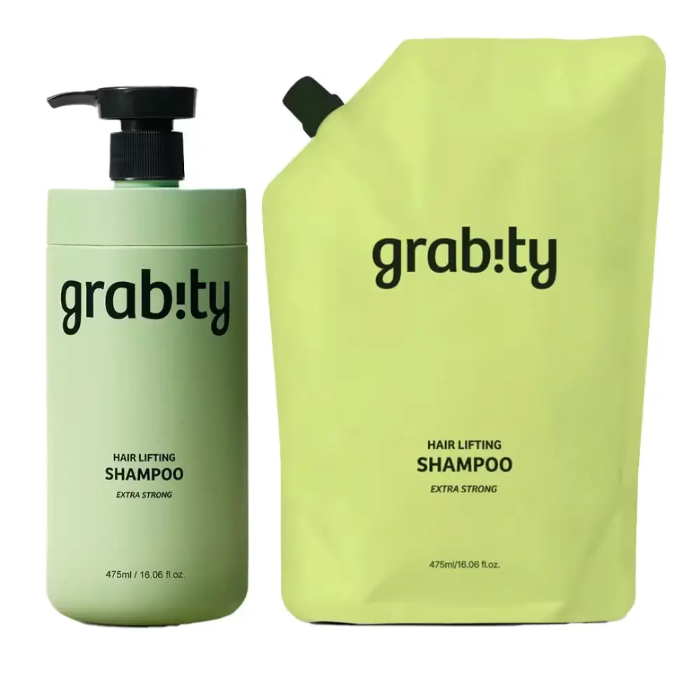 1026 그래비티 헤어리프팅샴푸 엑스트라스트롱 본품 475ml +리필 475ml