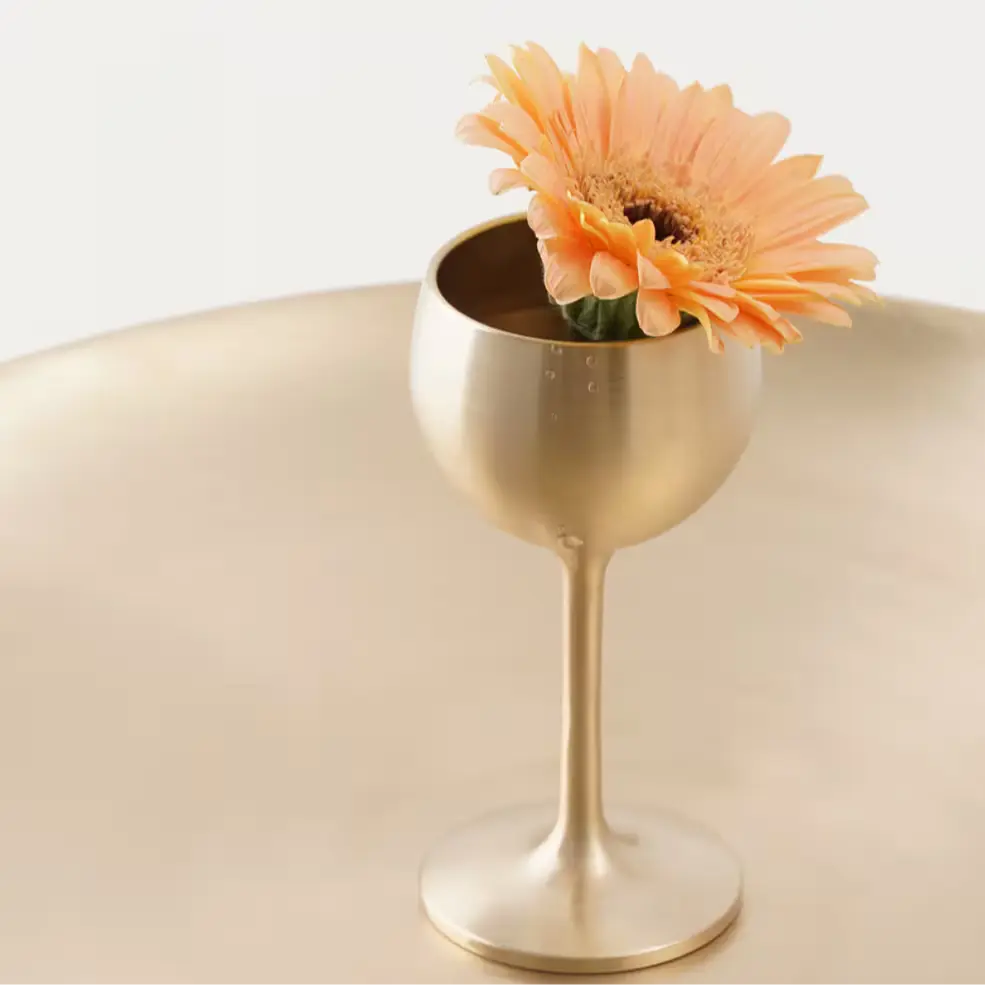 1046 거창유기 방짜 양주잔 1P 단품