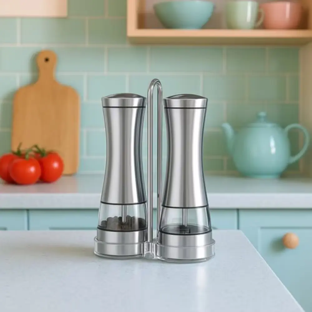 마리슈타이거 프라임 전동 소금후추그라인더 스테인레스 페퍼밀
