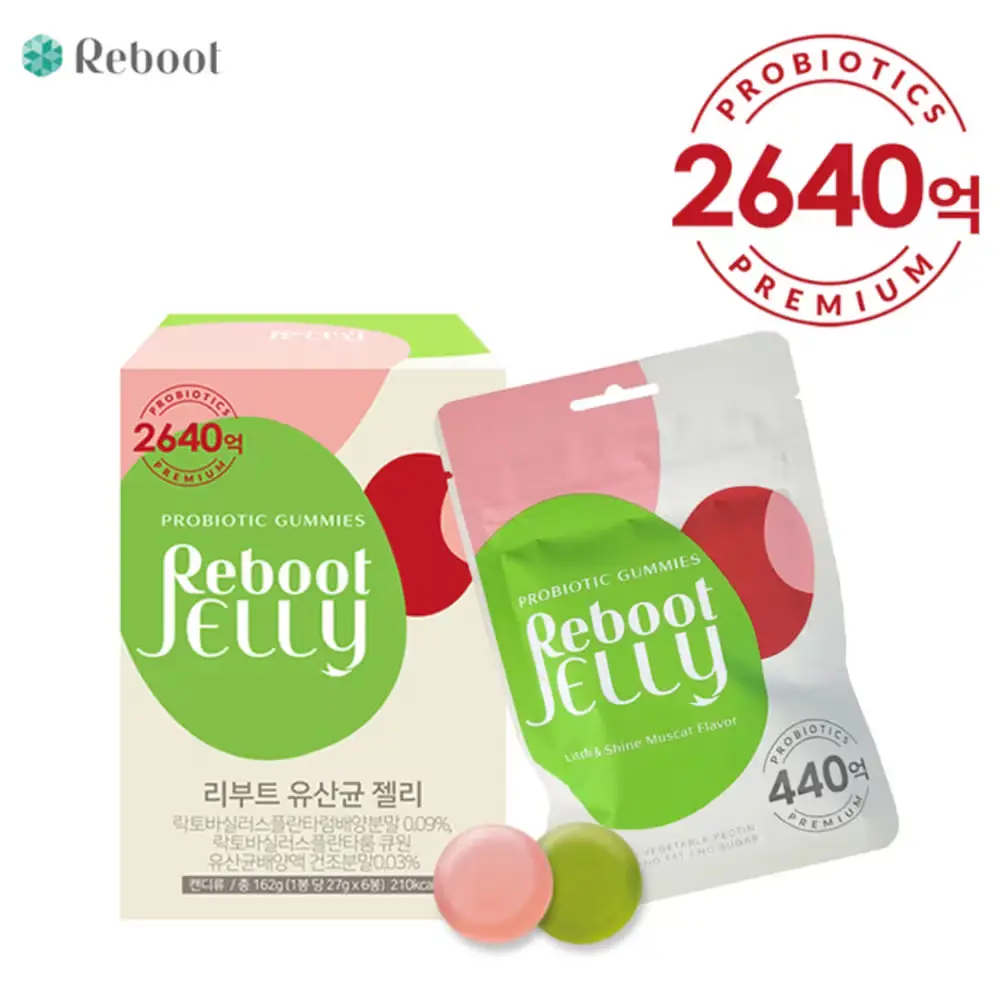 665 무설탕 무지방 리부트 유산균 젤리