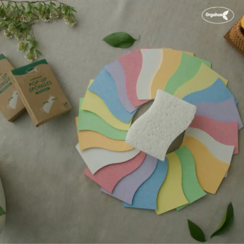 668 올가휴 천연펄프 다용도 매직 스펀지 1box 10장