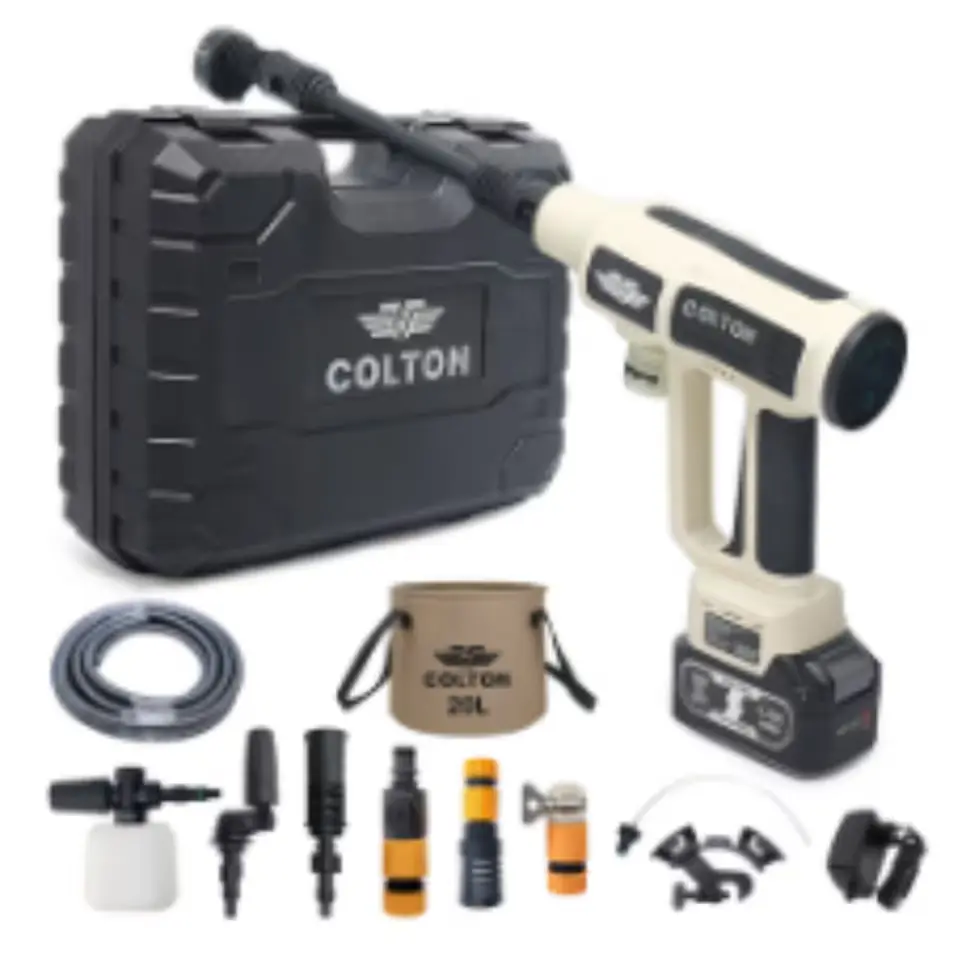 🟡60번  콜튼 초강력 고압세척기 PRO 무선 고압세차기 농약살포기