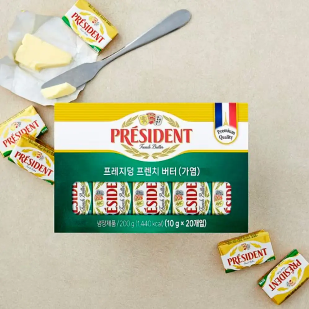 691 프레지덩 버터 가염 20개입, 200g, 1개