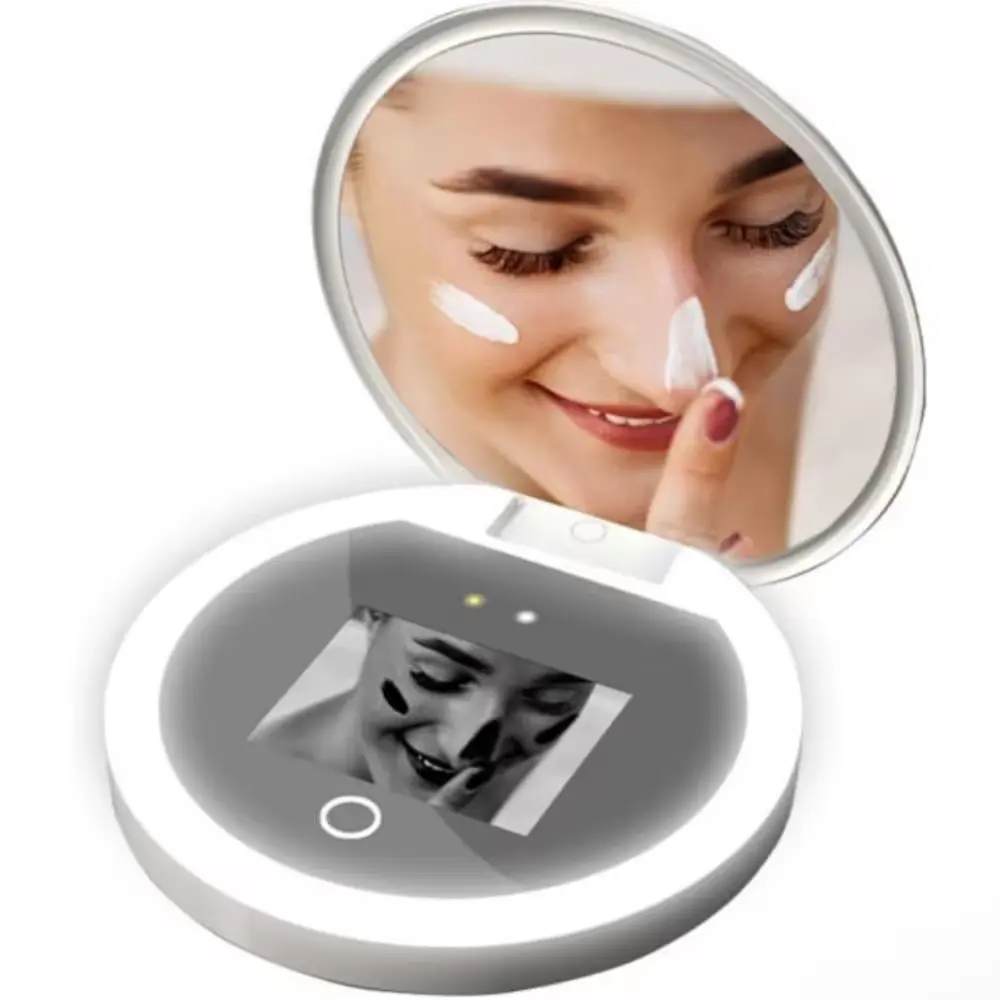 733 자외선 차단 확인 거울 UV 선크림 메이크업 차단제 확인 미러 타비