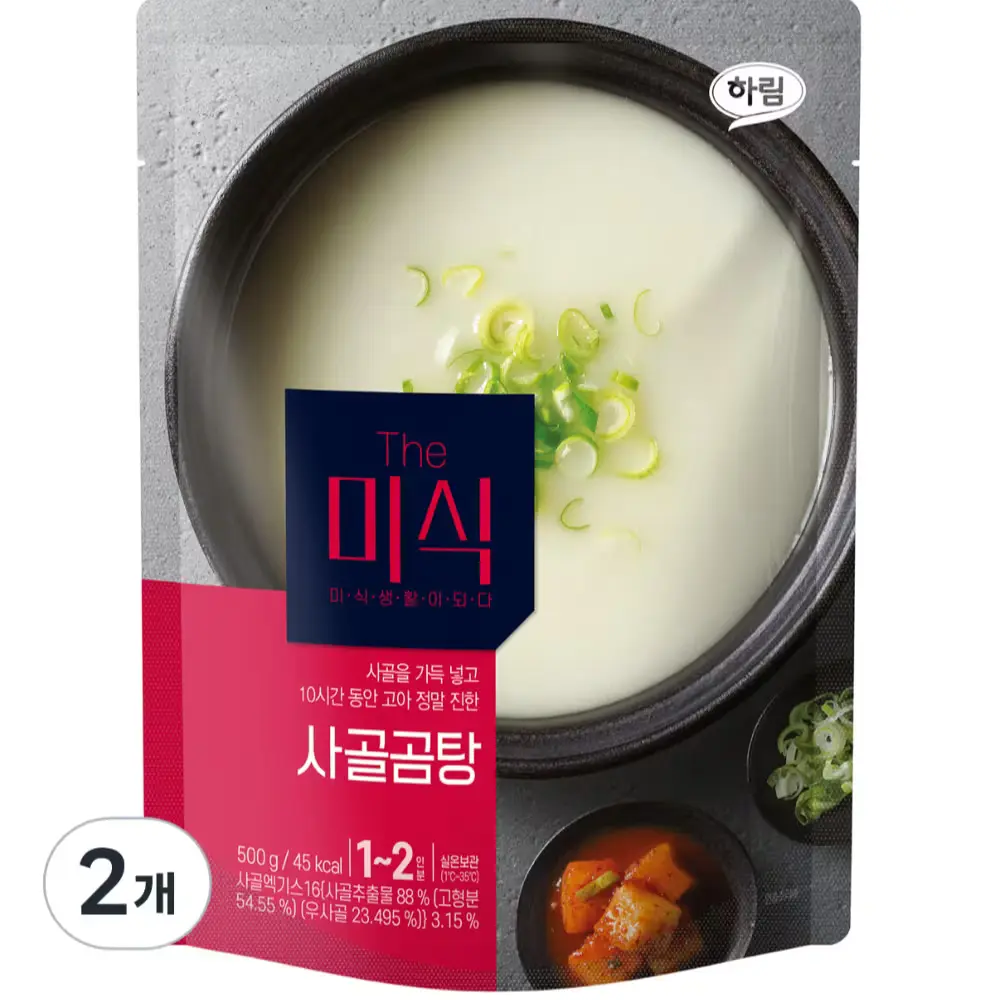 758 더미식 사골곰탕, 500g, 2개